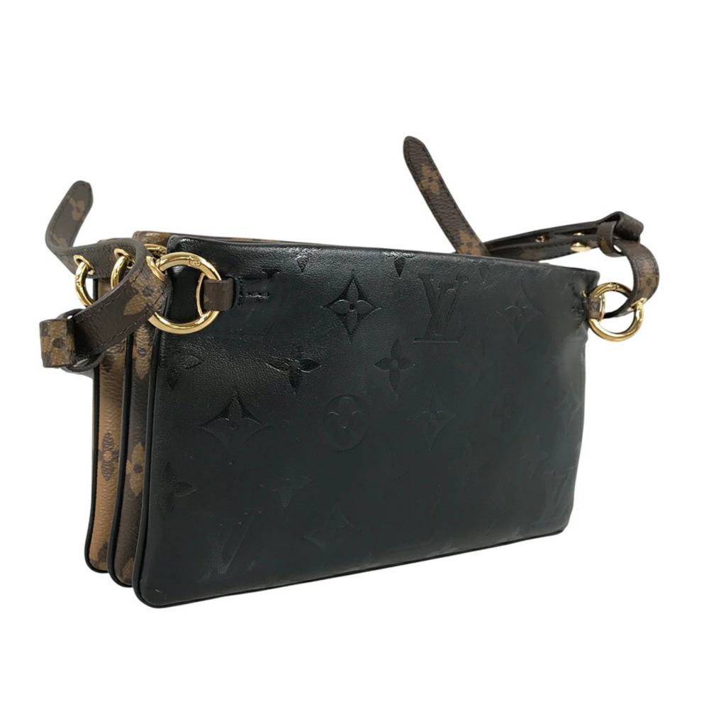 Louis Vuitton Reverse Monogram Bag Shoulder Pochette Brown